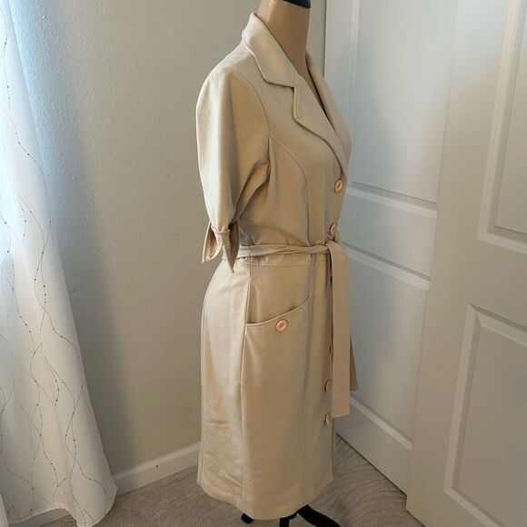 Spiegel Vintage Tan Trench Coat 14 - Picture 2 of 4